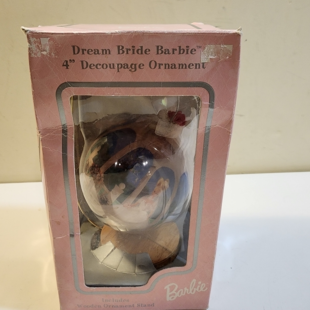 Barbie Dream Bride Pink Ornament NWT